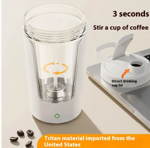 Electric Protein Shaker Bottle - USB Rechargeable Mixer Cup