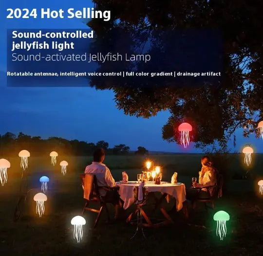 Jellyfish Mood Lamp - Color Changing LED Aquarium Light